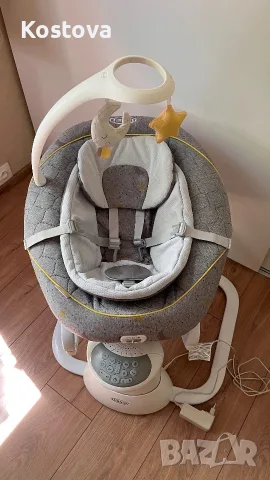 Електрически музикален шезлонг-люлка Graco, снимка 4 - Детски шезлонги - 55538912