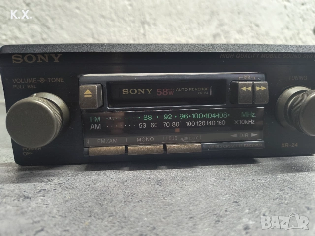Радиокасетофон Sony XR-24, снимка 5 - Радиокасетофони, транзистори - 54209158