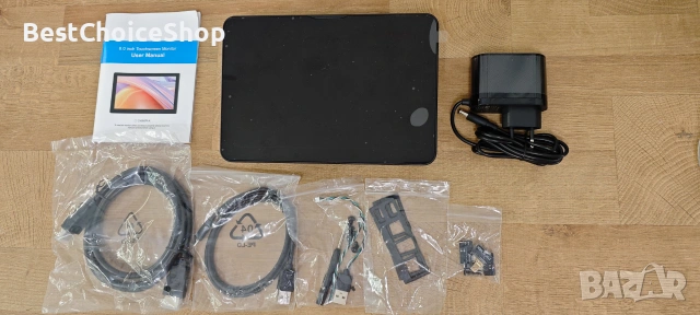 8-инчов сензорен монитор 5-точков 1280 * 800 IPS, с HDMI интерфейс, снимка 2 - Монитори - 55159957