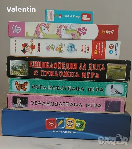 Детски образователни настолни игри и пъзели