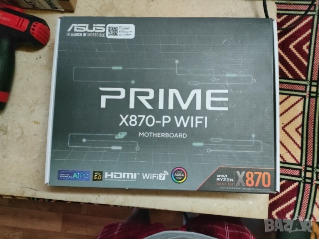 ASUS Prime x870-P и процесор 8700F 8 ядра