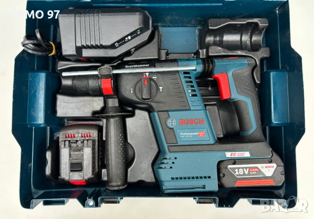 BOSCH GBH 18V-26 - Безчетков перфоратор 18V 2.6J като нов!, снимка 2 - Перфоратори - 54420262