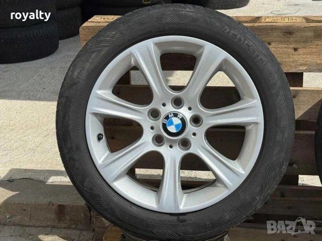 5х120 17 Цола Джанти BMW e46 E90 X1 X3 5x120 Ет 37 J 7.5 Централен отвор 72.6 Без криво и заварки Це, снимка 4 - Аксесоари и консумативи - 54010675