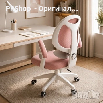 Ергономичен детски стол KO53R - розов/бял, снимка 7 - Столове - 54966227