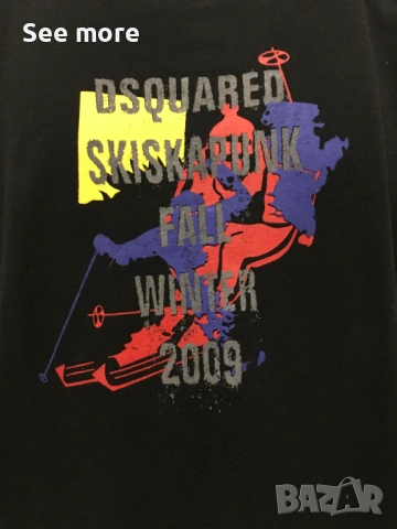 DSQUARED2 мъжка тениска XL, снимка 2 - Тениски - 46627057