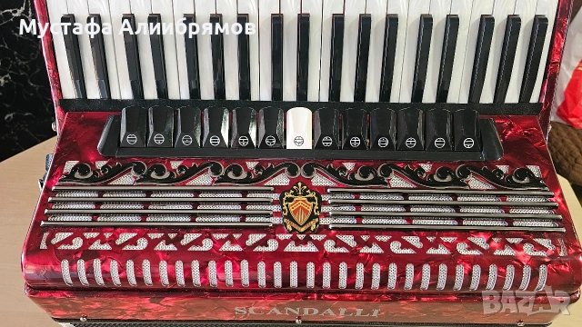 SKANDALLİ SUPER IV 120 баса, снимка 3 - Акордеони - 54127447