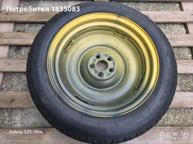 Резервна гума/патерица 17ка 5х100 Subaru, снимка 2 - Гуми и джанти - 55427617