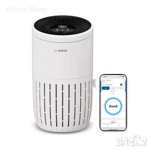 Смарт пречиствател за въздух Bosch Air 4000i, WiFi, 3-в-1 филтър, до 62.5 кв.м.