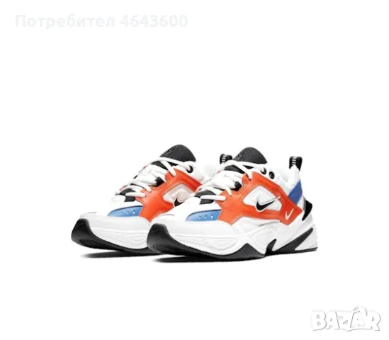 Nike M2K Tekno White Black Orange (Women's), снимка 2 - Маратонки - 55296091