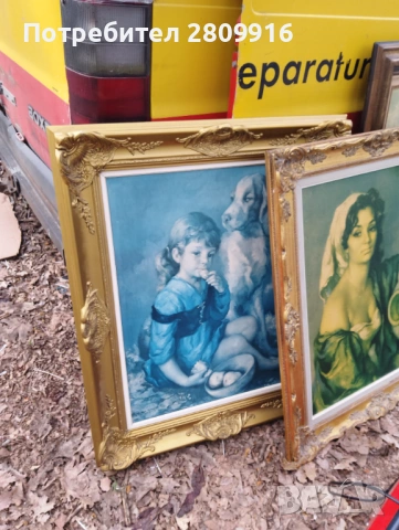 Стари картини 2бр., снимка 6 - Антикварни и старинни предмети - 54242881
