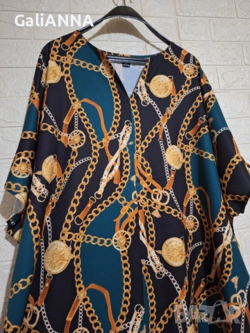 НОВА ДЪЛГА ЕФЕКТНА РОКЛЯ 4XL-6XL, снимка 4 - Рокли - 54393544