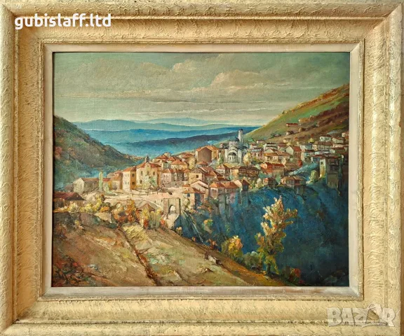 Картина, изглед от В. Търново, 1960-те год.
