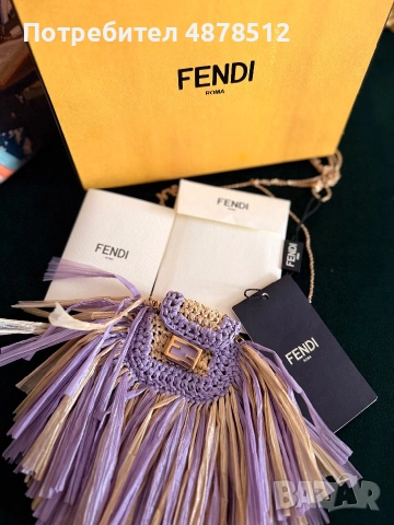  Оригинална Чанта Fendi, снимка 5 - Чанти - 55189538