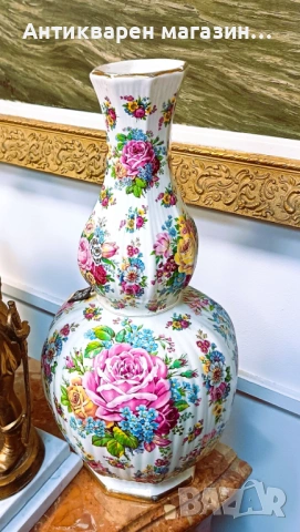 Великолепна ваза  -Boch Freres Keralux, снимка 2 - Вази - 54048773