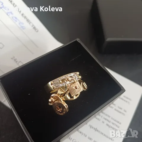 Уникален Tiffany дамски златен пръстен