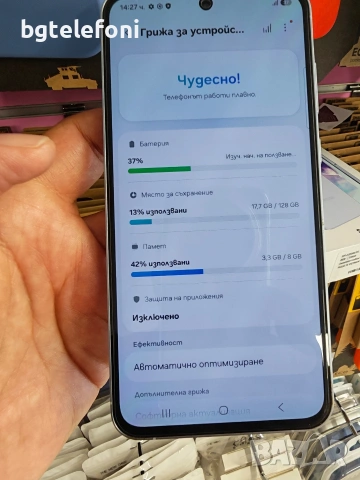 Samsung Galaxy A55 8/128 неразличим от нов, снимка 7 - Samsung - 55038474