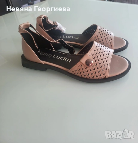 Нови дамски сандали, 37 номер, Тенденз, снимка 2 - Сандали - 54630194