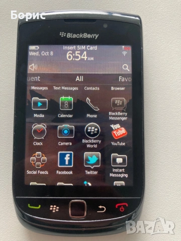 BlackBerry Torch 9800, перфектен, снимка 7 - Blackberry - 54376324