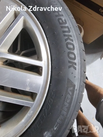 Продавам комплект 4 бр. летни гуми с лети джанти за Ford (5 болта), снимка 4 - Гуми и джанти - 54830360