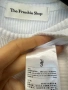 The Frankie Shop скъсена бяла памучна тениска, снимка 3