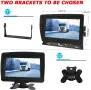 Комплект за монитор за паркинг на превозно средство 7" LCD HD монитор, снимка 4