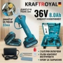 Градинска акумулаторна ножица KRAFTROYAL 36v/8Ah, снимка 1