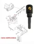 VW/Audi Дюза, пръскалка за задна чистачка , снимка 2