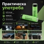 Акумулаторна литиева батерия Panasonic 18650 3.7V 3000mAh презареждаща се за фенри прожектори лазери, снимка 7