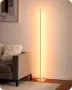 EDISHINE LED подова лампа 146 см с дистанционно – златна, снимка 1