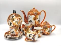 Satsuma Japan японски порцеланов сервиз за кафе,  „Lithophane Geisha“, снимка 1