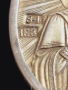 Сребърна Икона медальон,сребро 84 царска Русия, снимка 4