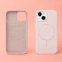 Кейс Silicone Thin Mag за iPhone 17 Pro (6.3), светлорозов и Протектор, снимка 2