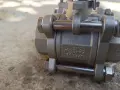 Нов неръждаем трикомпонентен кран 1" (DN25 PN64) стомана 1.4408 / AISI 316, снимка 3