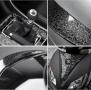 Висококачествено фолио Кован Carbon Silver за автомобил - 152х100см, снимка 3