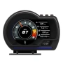 OBD2 и GPS диагностика, HUD дисплей,цифрово табло с информация за , Boost ,Clock, индикатор за турбо, снимка 1