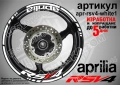 Aprilia RSV4 кантове и надписи за джанти , снимка 7
