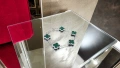 Van Cleef & Arpels VCA 5 Motifs Silver Green Malachite Vintage Alhambra Дамска Гривна, снимка 2