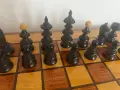 Шах с дървени фигури, снимка 9