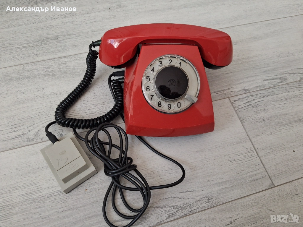 Стар стационарен телефон 1982 г., снимка 1