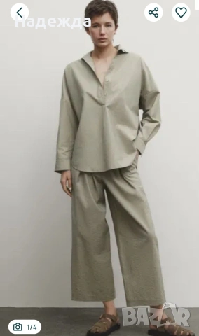 Massimo Dutti дамска ленена риза