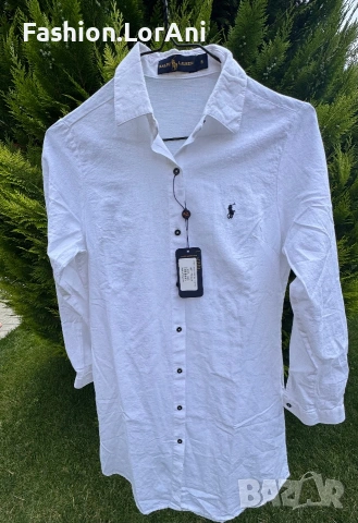 Дамска ленена рокля polo ralph lauren 