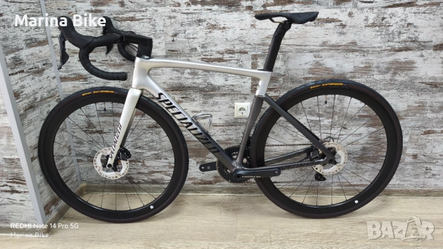 Карбонов шосеен велосипед Specialized Tarmac SL7 Expert Ultegra Roval C38 Carbon| 54, снимка 14 - Велосипеди - 54380415