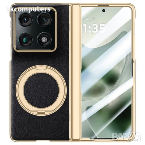 Магнитен Калъф за Motorola Razr Fold 5G с Въртяща се Стойка и Скрийн Протектор – 2 цвята, снимка 2 - Калъфи, кейсове - 54776054