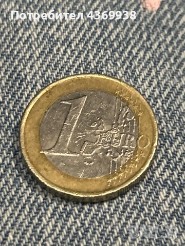 Монета 1€