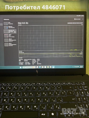 Acer nitro v15/геймърски лаптоп, снимка 4 - Лаптопи за игри - 54763465