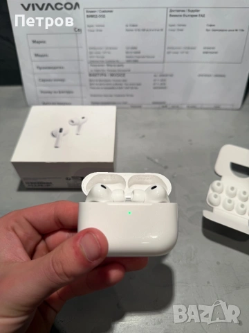 100% оригинални Apple Airpods Pro 3, Vivacom, снимка 7 - Bluetooth слушалки - 54465739