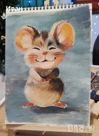 Картина -мишка