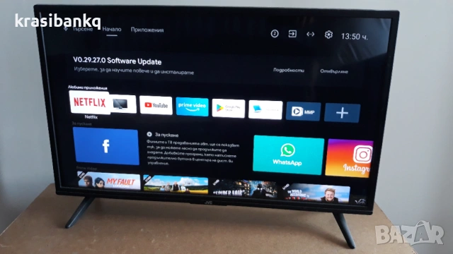 Телевизор JVC с интернет , Smart, Android, WIFI, 32 инча, снимка 3 - Телевизори - 51953260