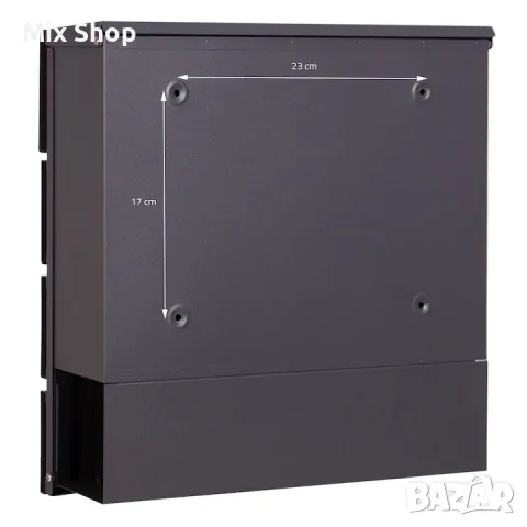 Нова Пощенска кутия ML-Design, 37 x 36,5 x 11 см, Стомана,, снимка 6 - Други стоки за дома - 55571951