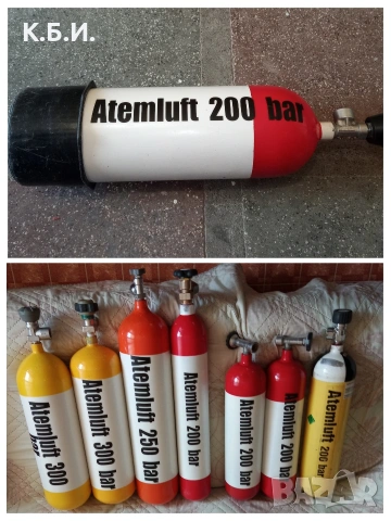 Продавам желязна - стоманена немска бутилка на 300 BAR - атмосфери - работно налягане , снимка 15 - Въздушно оръжие - 54569736